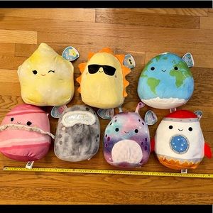 Squishmallows 8” Space Squad complete set of 7 NWT
